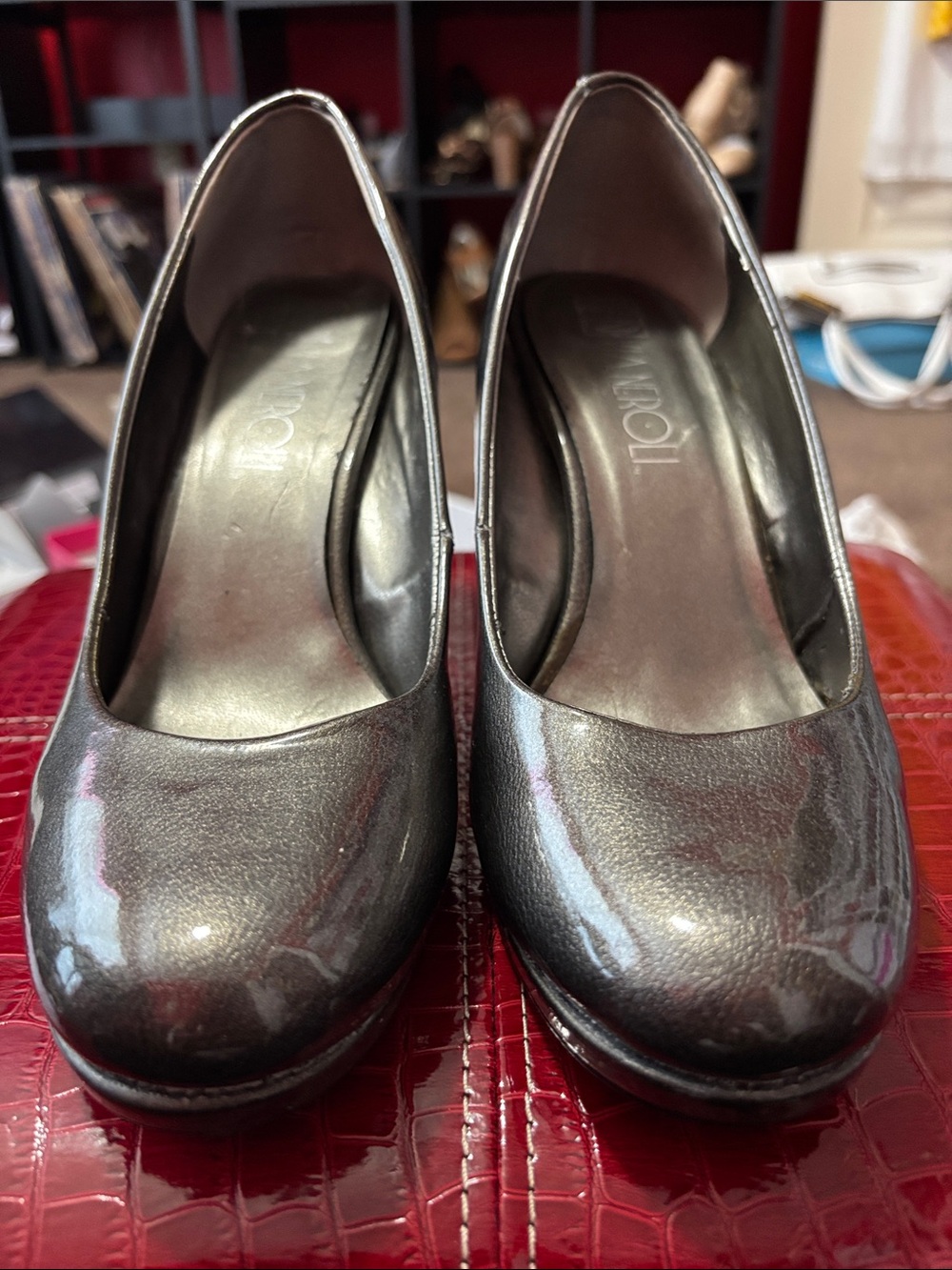 Unlisted Brand Metallic Gray Women's Closed-Toe Pumps